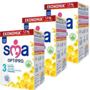 Sma Optipro Probiyotik 3 1   3 Yaş Devam Sütü 1200 gr  3 Adet